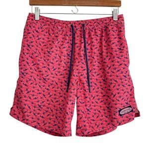 Vineyard Vines Mens Swim Trunks Shorts Airplane Print Size S Vacation Beach
